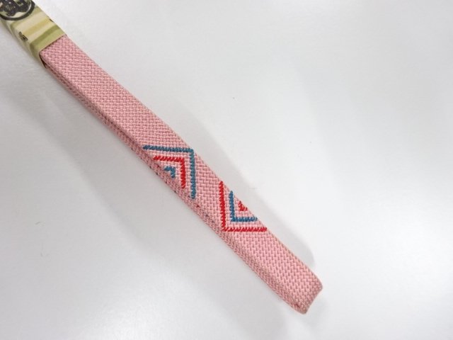  未使用品　正絹　帯留め用　手組三分紐